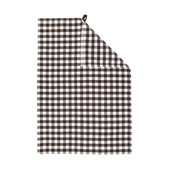 Ernst kitchen towel checkered 47x70 cm, Brown-white ERNST