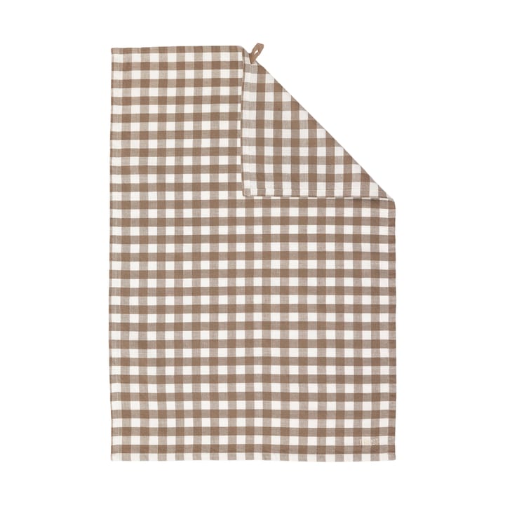 Ernst kitchen towel checkered 47x70 cm, Mole-white ERNST