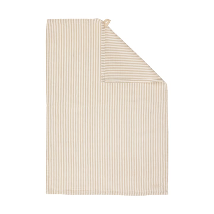 Ernst kitchen towel thin stripes 47x70 cm, Beige-white ERNST