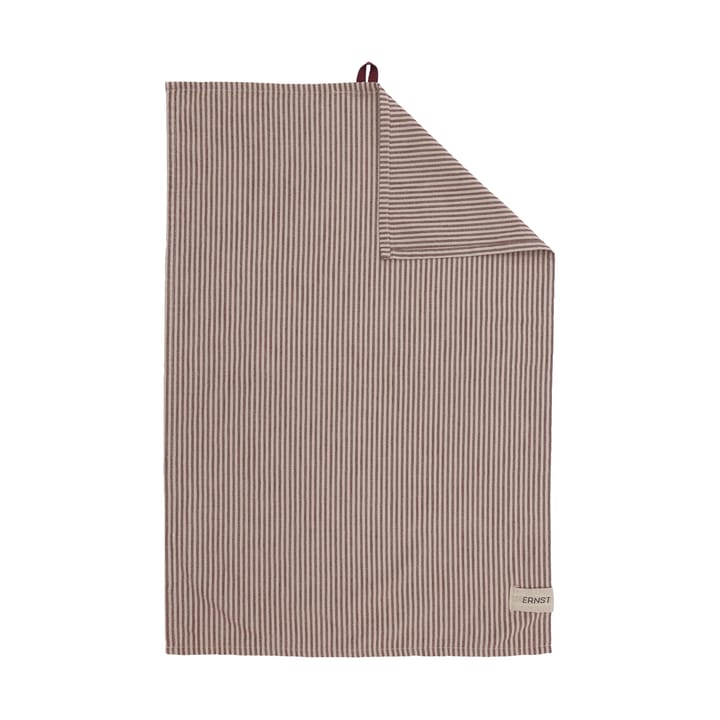 Ernst kitchen towel thin stripes 47x70 cm, Red-beige ERNST