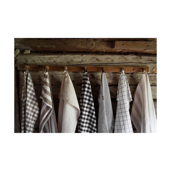 Ernst kitchen towel wide stripes 47x70 cm, Beige-white ERNST