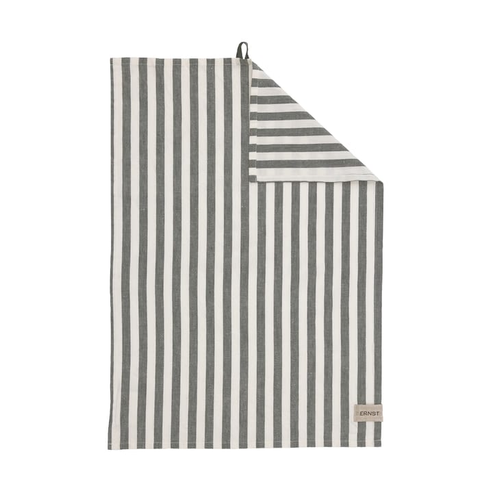 Ernst kitchen towel wide stripes 47x70 cm, Green-white ERNST