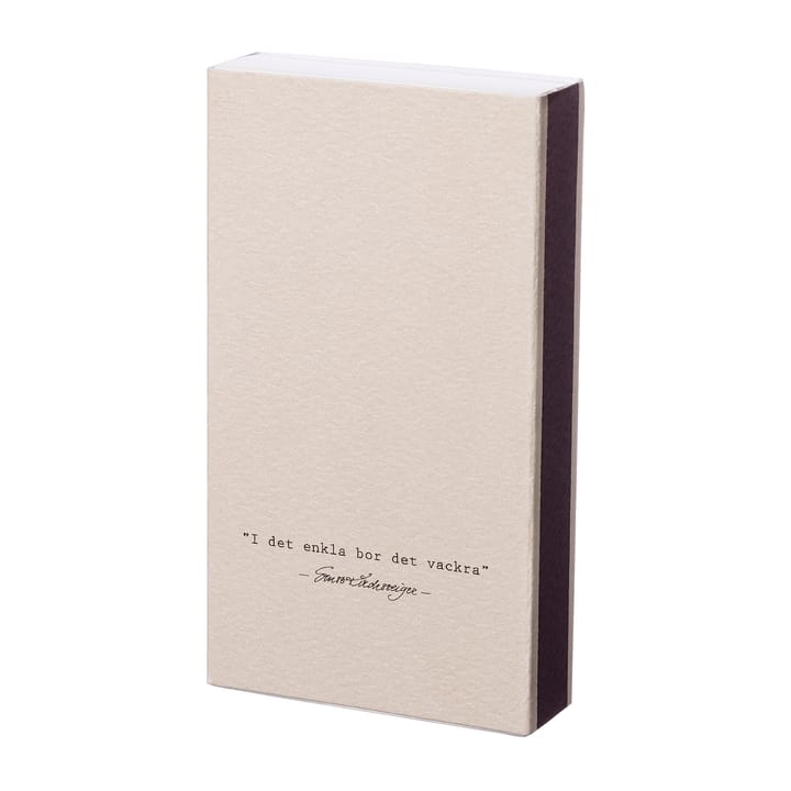 Ernst matchbox quote simple, Beige ERNST