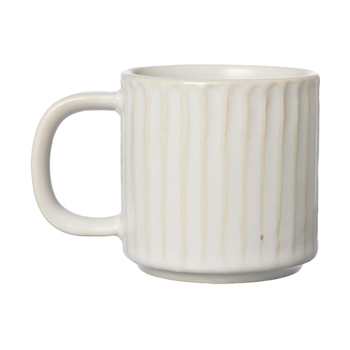 Ernst mulled wine mug ribbed Ø6 cm, Natural white ERNST