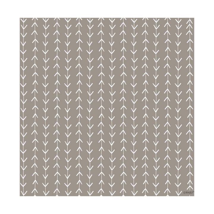 Ernst napkin arrows, 33x33 cm, pack of 20 - Grey-white - ERNST