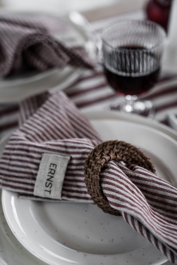 Ernst napkin ring 2-pack, Dark Brown ERNST