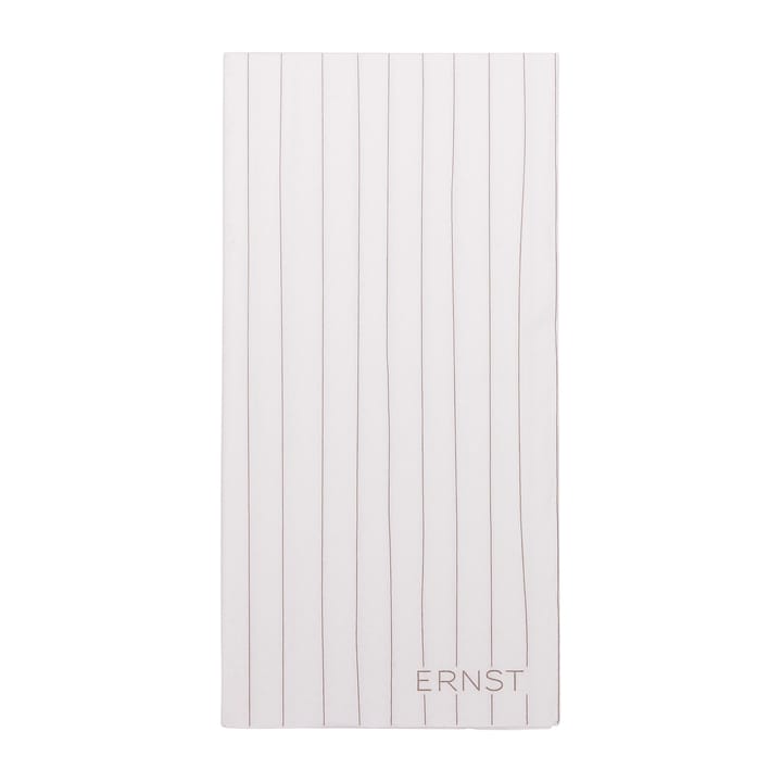 Ernst napkin striped 10x20 cm 20-pack, white-grey ERNST