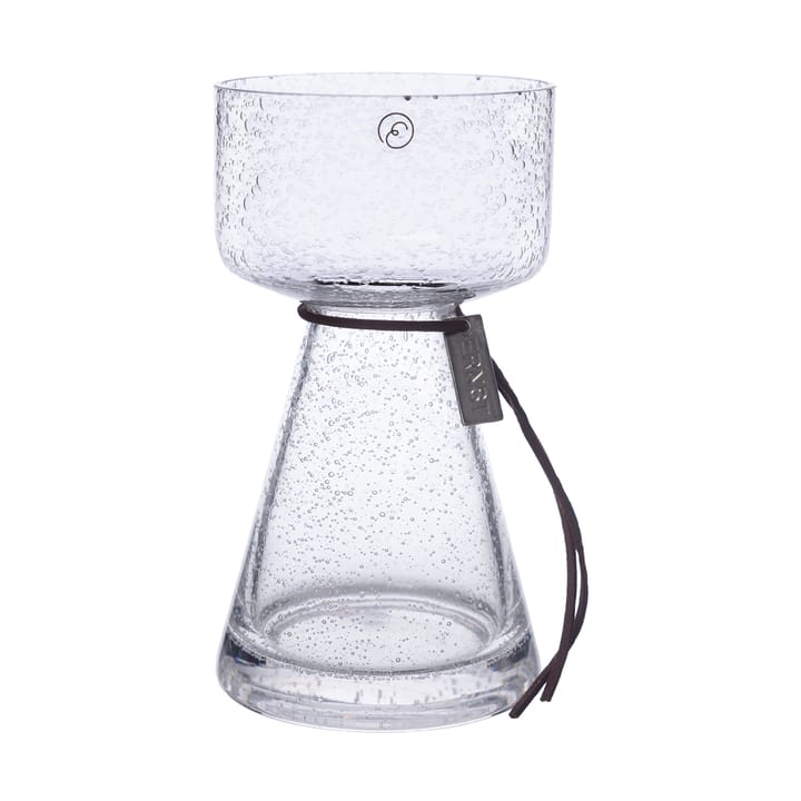 Ernst onion vase bubbly glass - 15 cm - ERNST