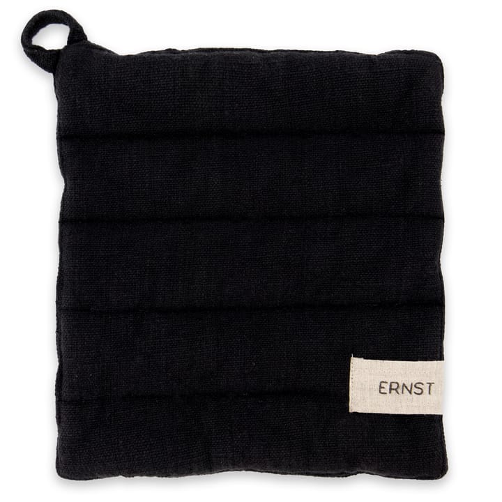 Ernst pot holder cotton, Black ERNST