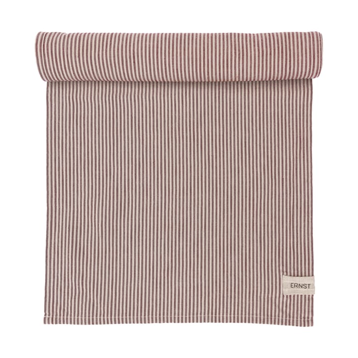 Ernst table runner striped 45x150, Red-beige ERNST