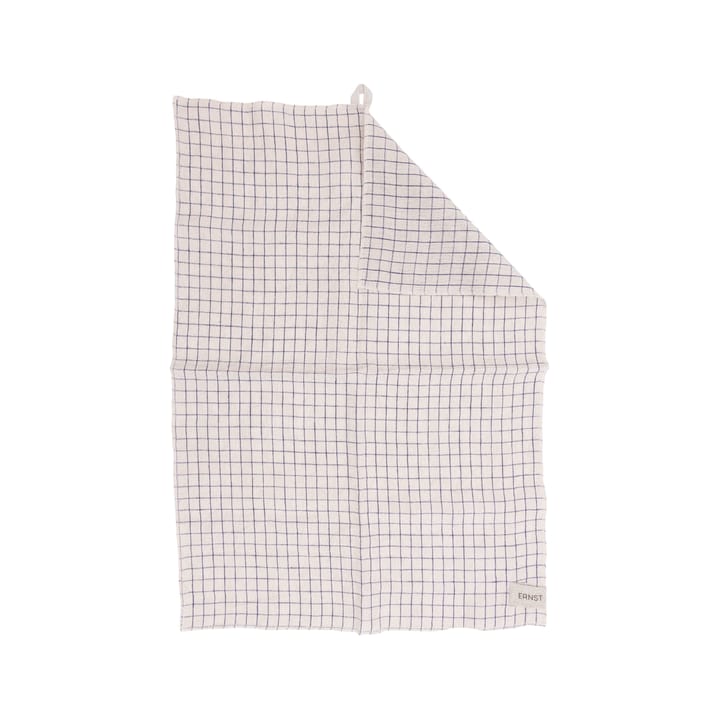 Ernst tea towel checked, Blue-beige ERNST