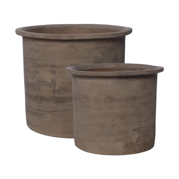 Ernst terracotta pot 2 pieces - Brown - ERNST