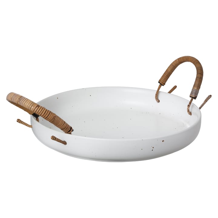 Ernst tray with handle white, Ø25 cm ERNST