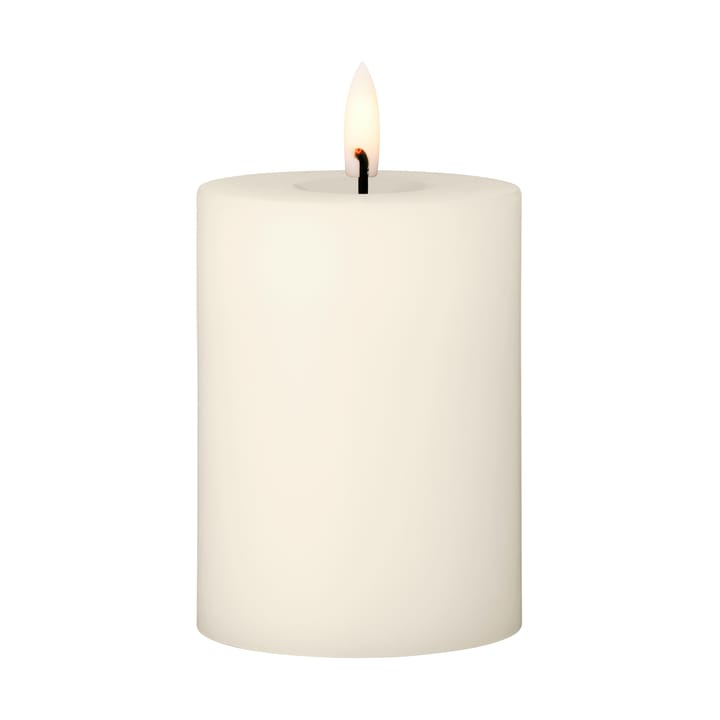 ester & erik block candle LED Ø7,5x10 cm - 06 Ivory - Ester & erik