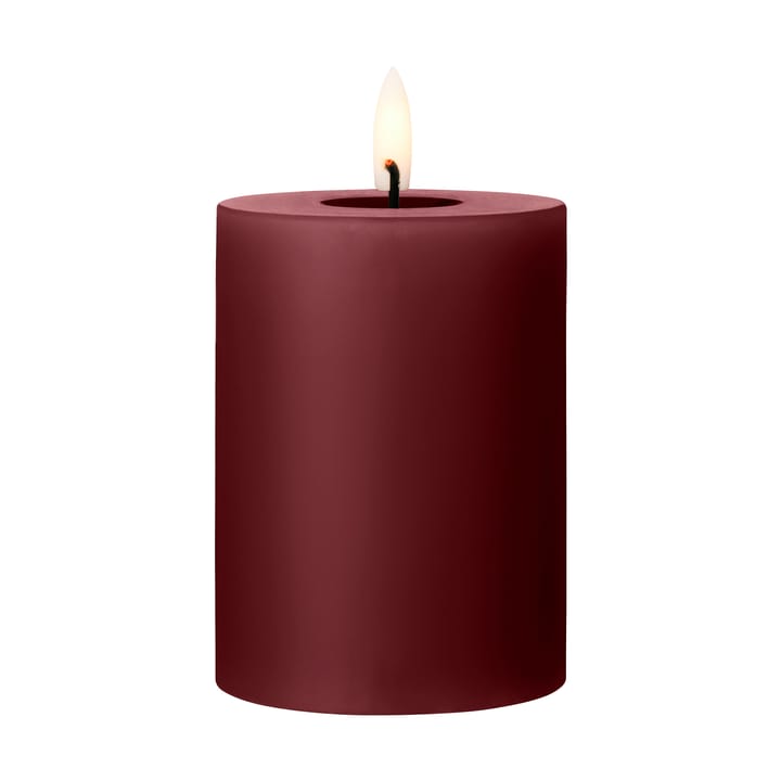 ester & erik block candle LED Ø7,5x10 cm, 44/2 Deep Wine ester & erik