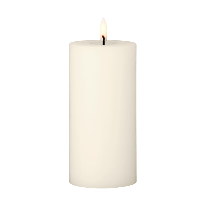 ester & erik block candle LED Ø7,5x15 cm - 06 Ivory - Ester & erik