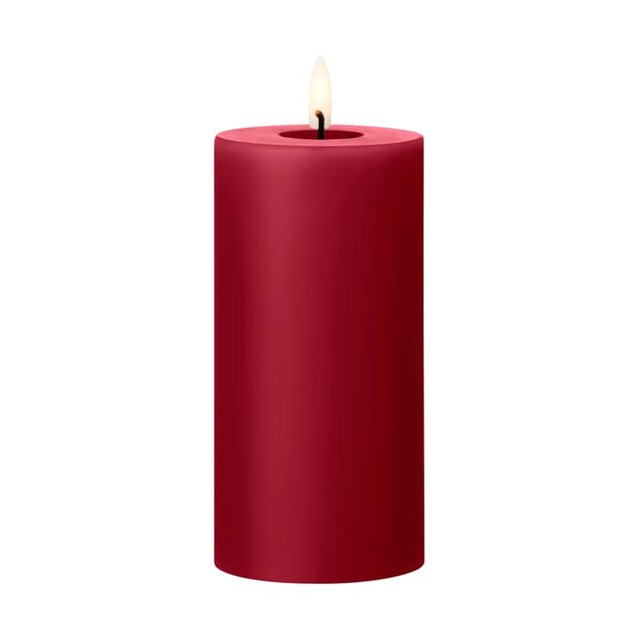 ester & erik block candle LED Ø7,5x15 cm - 36 Winter Berry - Ester & erik