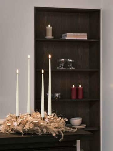 ester & erik block candle LED Ø7,5x15 cm - 44/2 Deep Wine - ester & erik