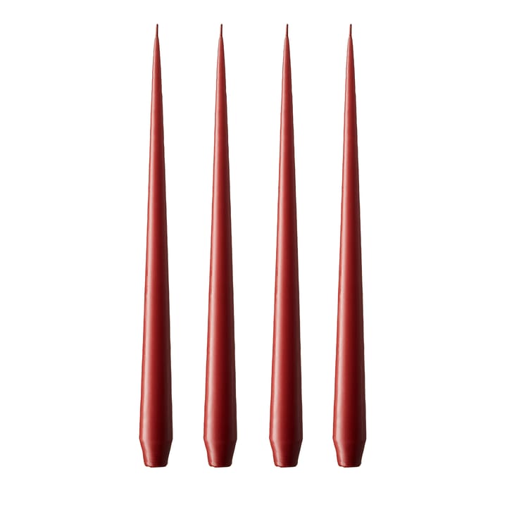 ester & erik candle 32 cm 4-pack aged rust, Matte ester & erik