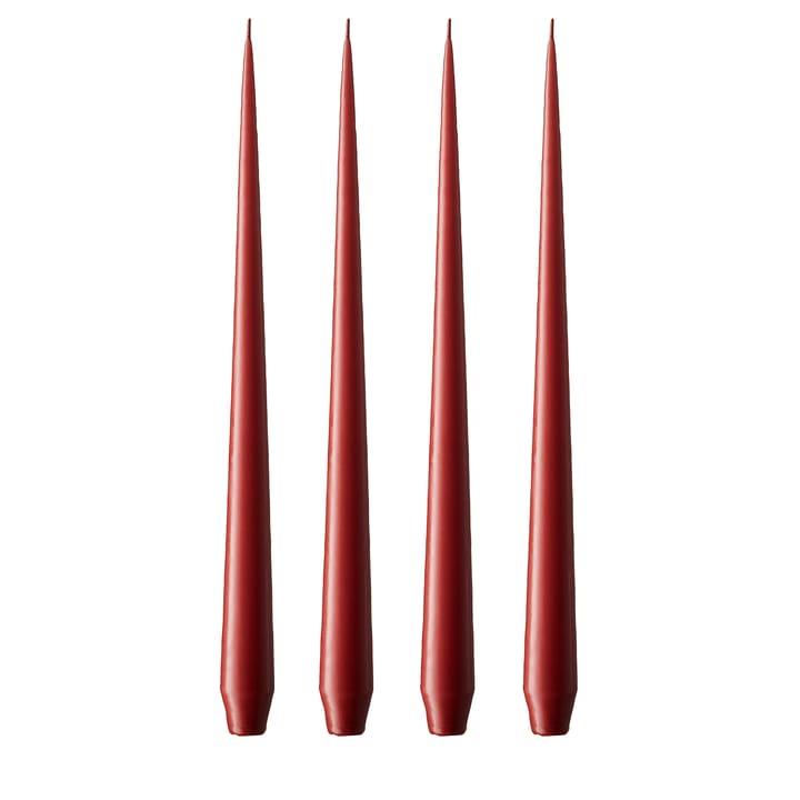 ester & erik candle 42 cm 4-pack aged rust, Matte ester & erik