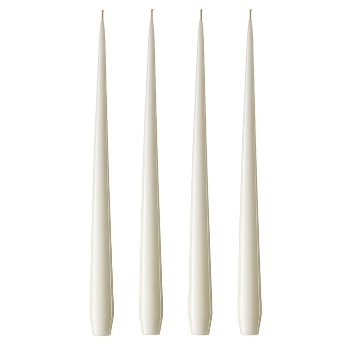 ester & erik candle 42 cm 4-pack ivory, Lacquered ester & erik