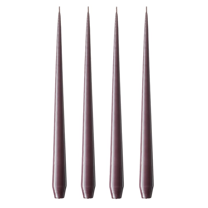 ester & erik candle 42 cm 4-pack muted mauve, Lacquered ester & erik