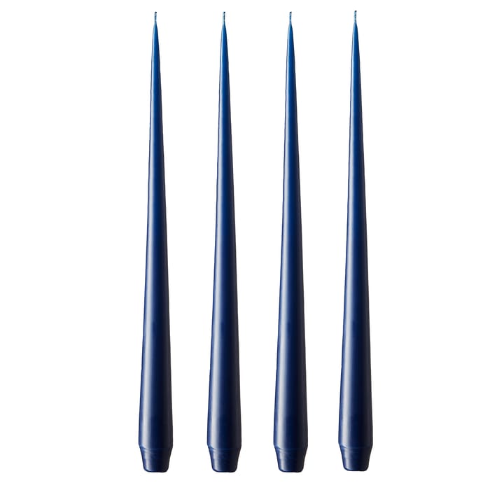 ester & erik candle 42 cm 4-pack royal navy - Matte - Ester & erik