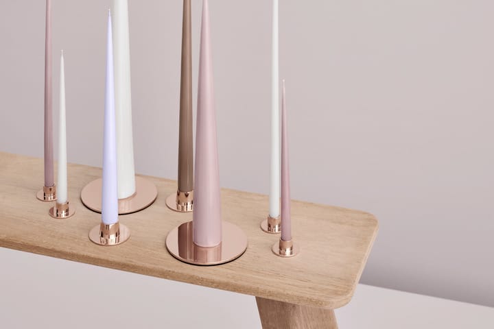 ester & erik candle sticks matte 2-pack, Rosé gold ester & erik