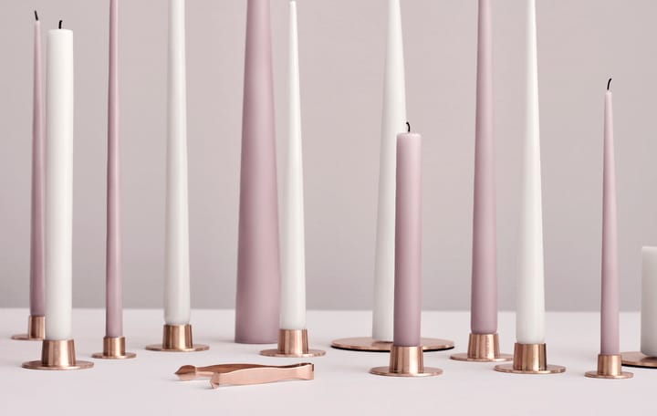 ester & erik candle sticks smooth 2-pack, Rosé gold ester & erik