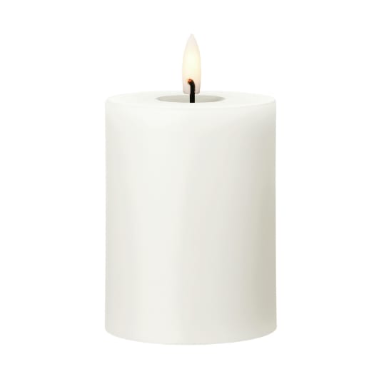 ester & erik pillar candle LED Ø7.5x10 cm - 10 Silky - Ester & erik