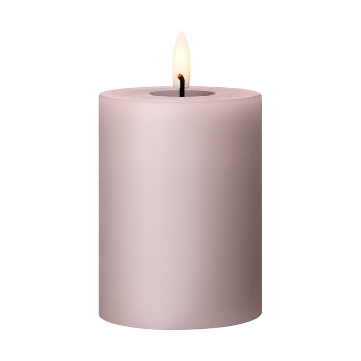 ester & erik pillar candle LED Ø7.5x10 cm - 52 Soft Rose - Ester & erik