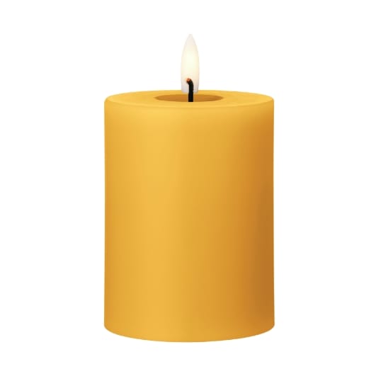 ester & erik pillar candle LED Ø7.5x10 cm - 85 Mango - Ester & erik