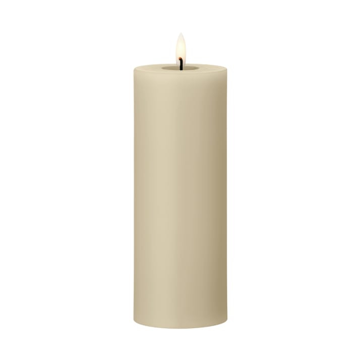 ester & erik pillar candle LED Ø7.5x20 cm - 14 Pale ginger - Ester & erik