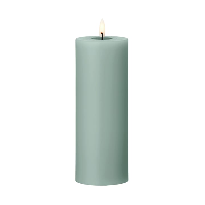 ester & erik pillar candle LED Ø7.5x20 cm - 67 Jade stone - Ester & erik