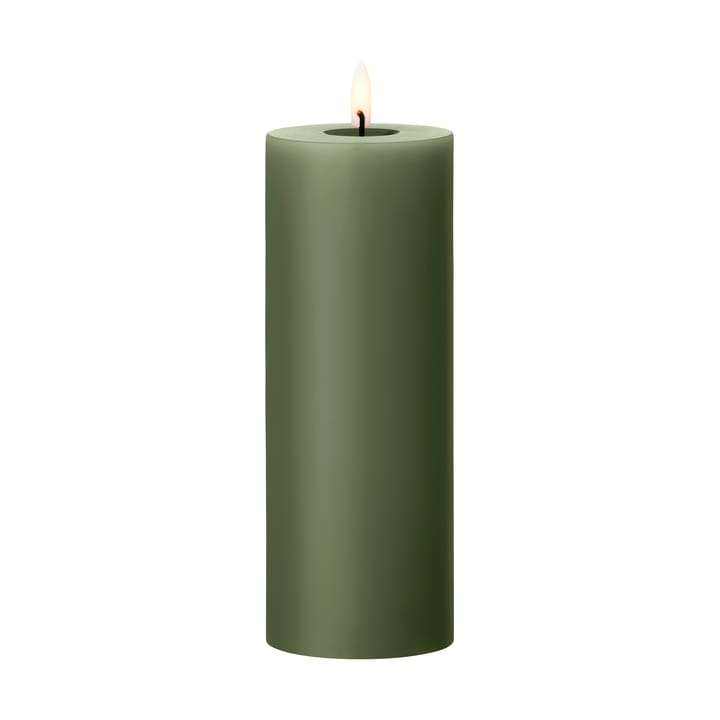 ester & erik pillar candle LED Ø7.5x20 cm, 70 Green Soil ester & erik