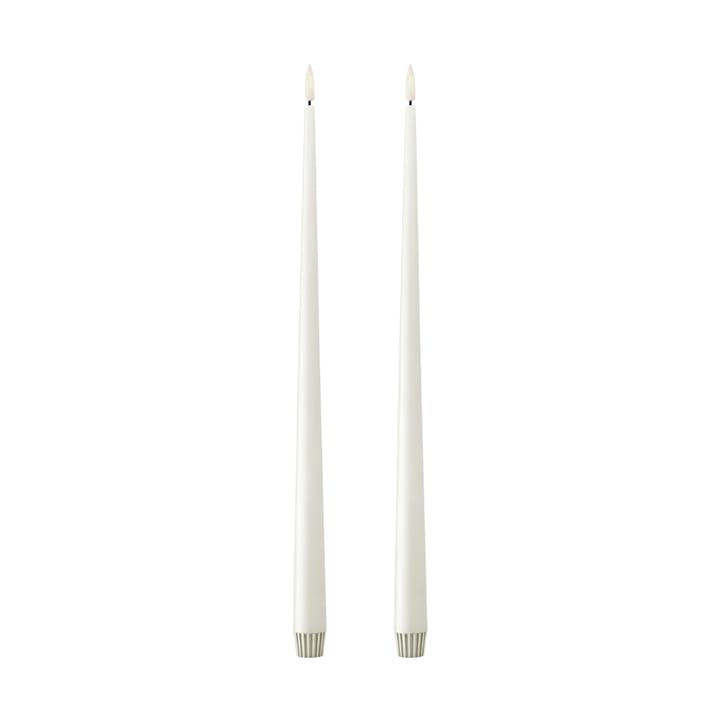 ester & erik taper candle LED 40 cm 2-pack - 10 Silky - Ester & erik