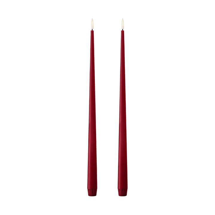 ester & erik taper candle LED 40 cm 2-pack, 36 Winter Berry ester & erik