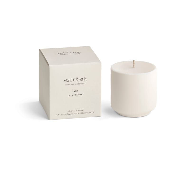 Refill ester & erik scented candles - Plum & davana - Ester & erik