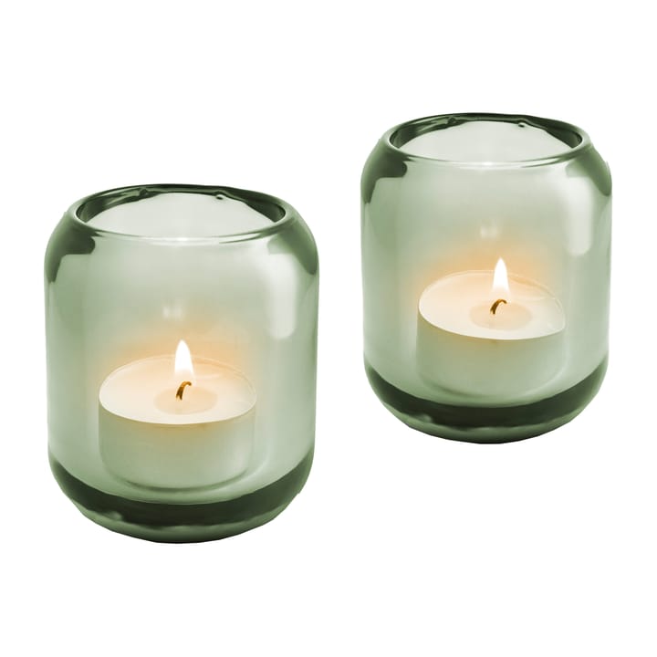 Acorn tealight holder 2 pack - Leaf green - Eva Solo