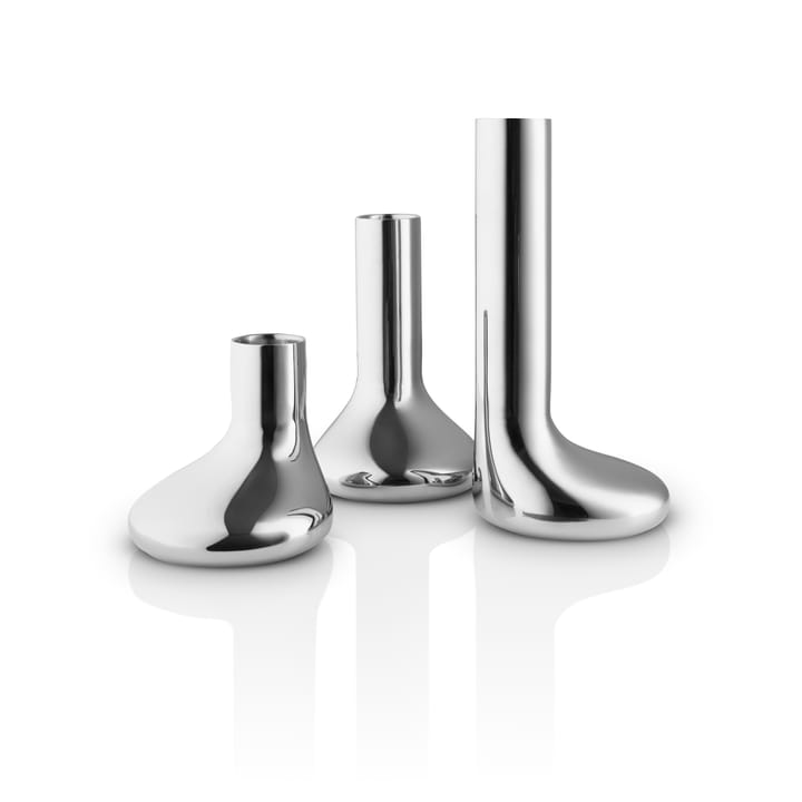 Eva Solo Mellow Candle Holder Set of 3 - Silver - Eva Solo