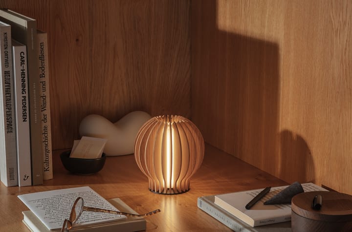 Eva Solo Radiant LED chargable lamp - round, Oak Eva Solo