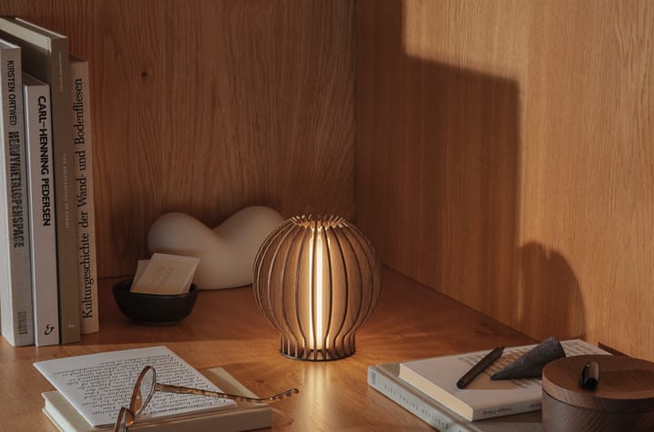 Eva Solo Radiant LED chargable lamp - round, Smoked oak Eva Solo