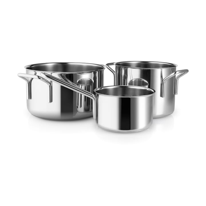 Eva Trio Stainless Steel cookware set 3 parts, Stainless steel Eva Solo