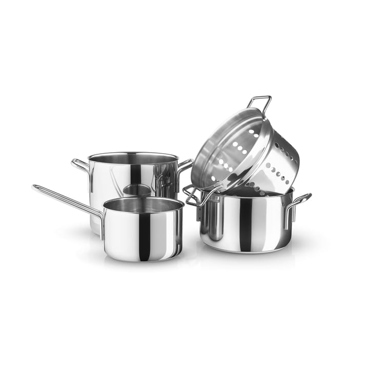 Eva Trio Stainless Steel cookware set 4 pieces - Stainless steel - Eva Solo