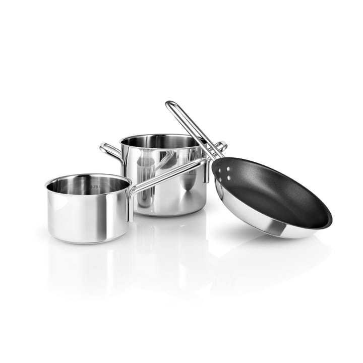 Eva Trio Stainless Steel starter set 3 pieces, Stainless steel Eva Solo