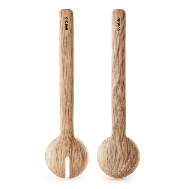 Legio Nova salad cutlery set, Oak Eva Solo