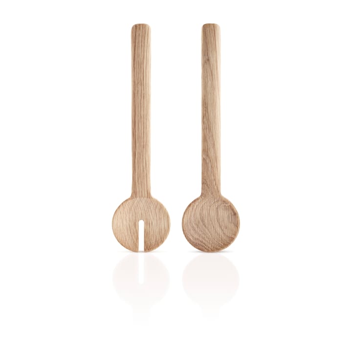 Legio Nova salad cutlery set, Oak Eva Solo