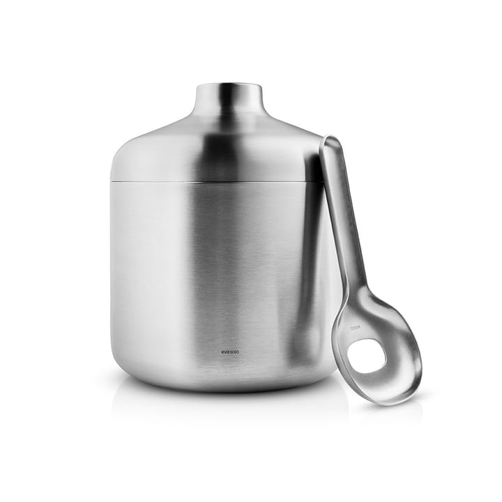 Liquid lounge ice bucket with spoon 1.4 l, Brushed steel Eva Solo