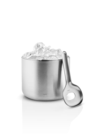 Liquid lounge ice bucket with spoon 1.4 l - Brushed steel - Eva Solo