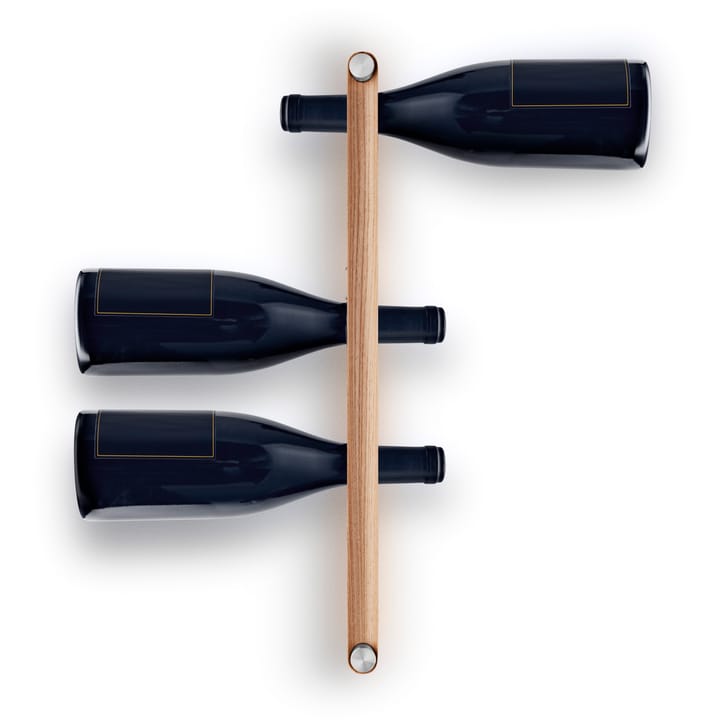 Nordic Kitchen hanging wine storage, oak Eva Solo